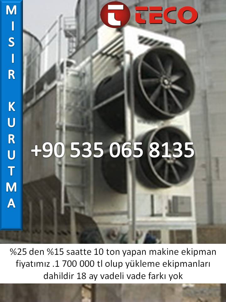 I MODEL MISIR KURUTMA MAKINELERI