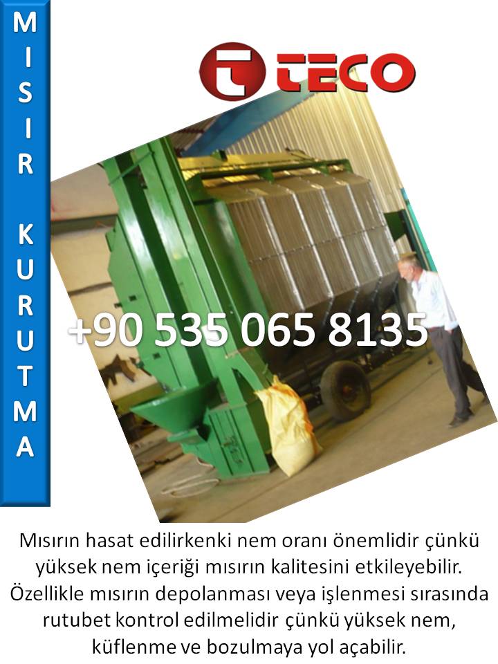 I MODEL MISIR KURUTMA MAKINELERI
