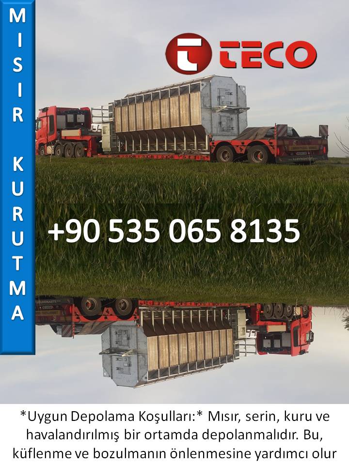 I MODEL MISIR KURUTMA MAKINELERI