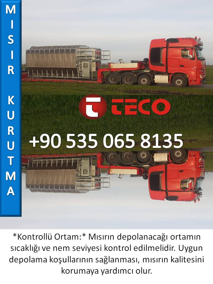 I MODEL MISIR KURUTMA MAKINELERI